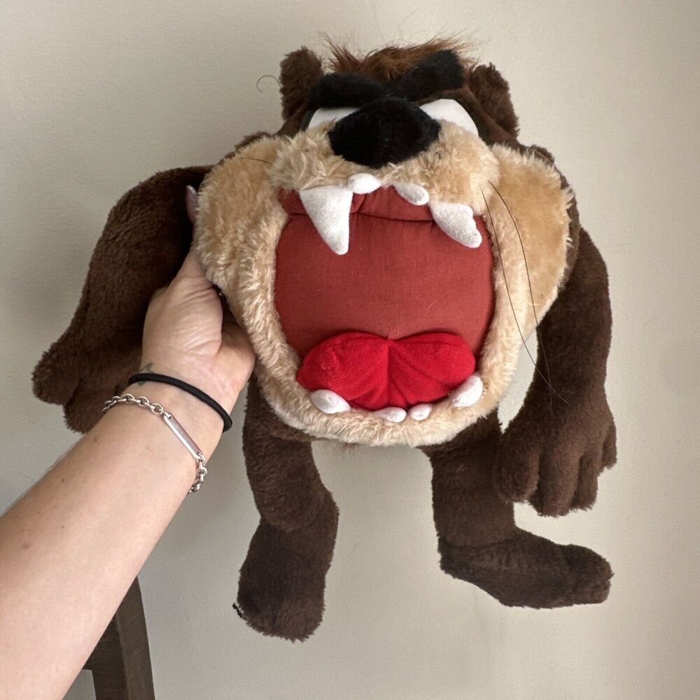Vintage Looney Tunes Taz Tasmanian Devil Plush ACE NOVELTY 12" Doll 1993